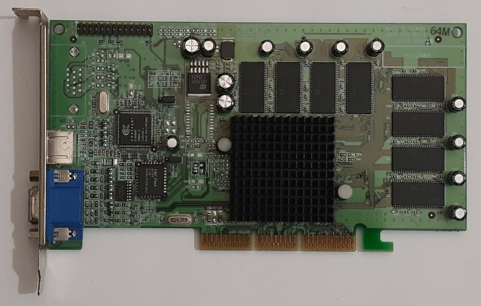 Leadtek WinFast LRI 2850 AGP Graphics Card (64MB, Nvidia GeForce2 MX, Retro, 2001)