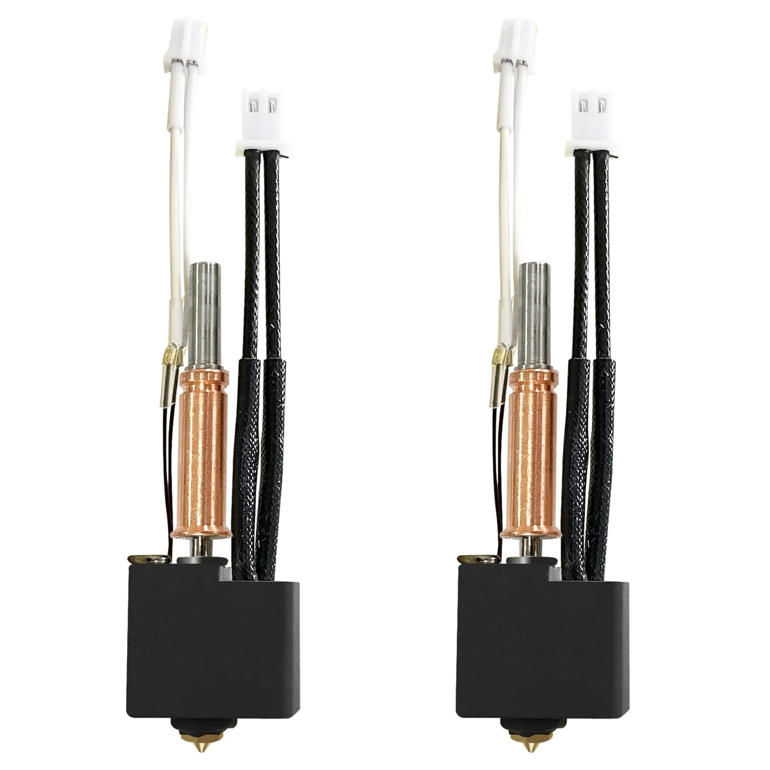 RugooSpink 2PCS Hot End for Kobra 3/Kobra 3 V2 Hotend with Brass Nozzle