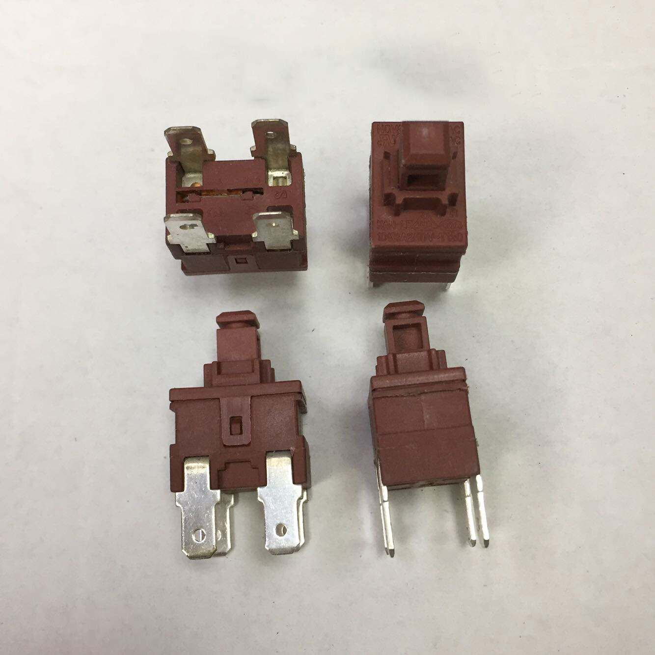 2PCS For  NOVA KAN-L5 Power Switch Push Botton 7.5A 250VAC 4 Pin ON OFF T120