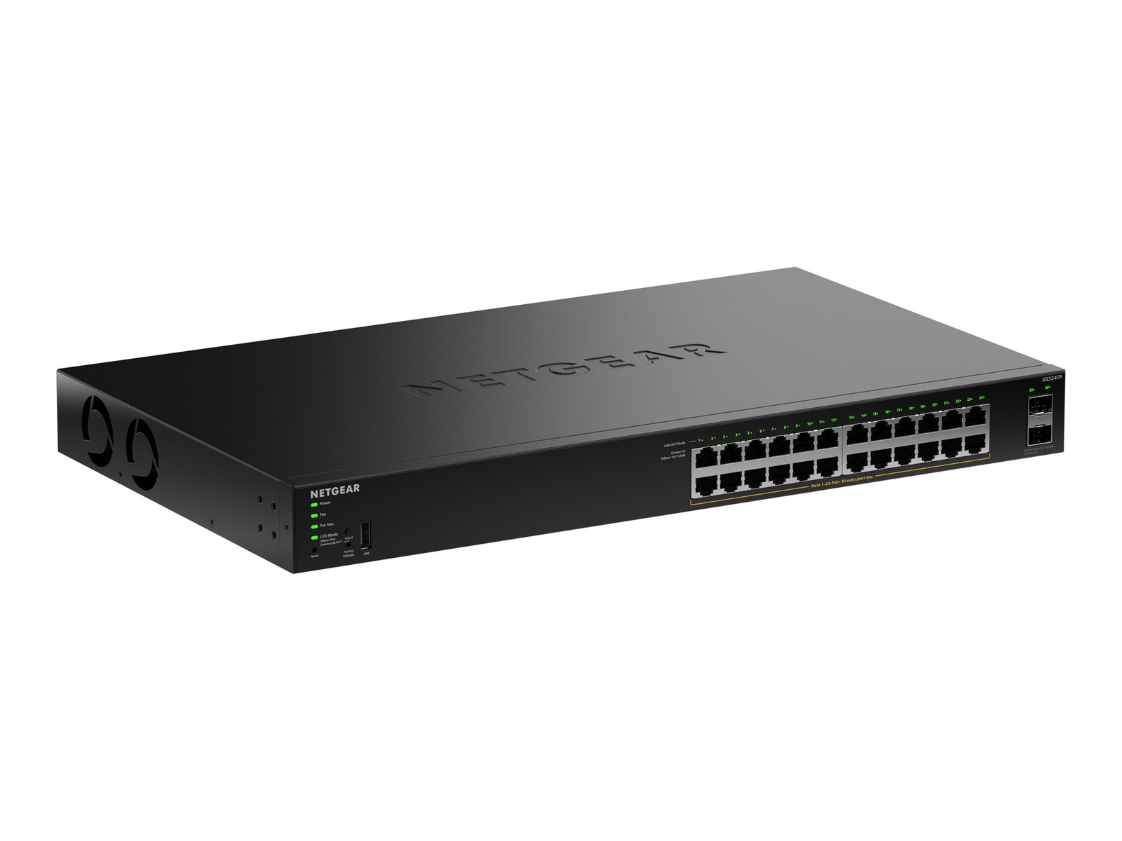 NETGEAR S350 Series PoE+ Smart Managed Essentials Switch GS324TP-200EUS