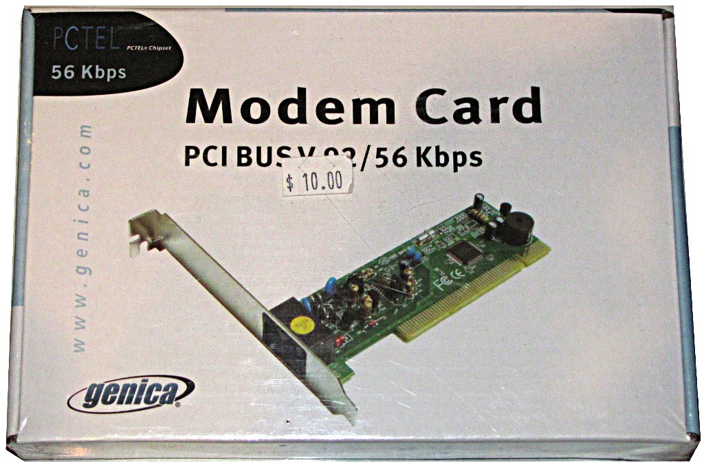 Genica 56K Internal Modem - Model A-1688 - New in Sealed Box