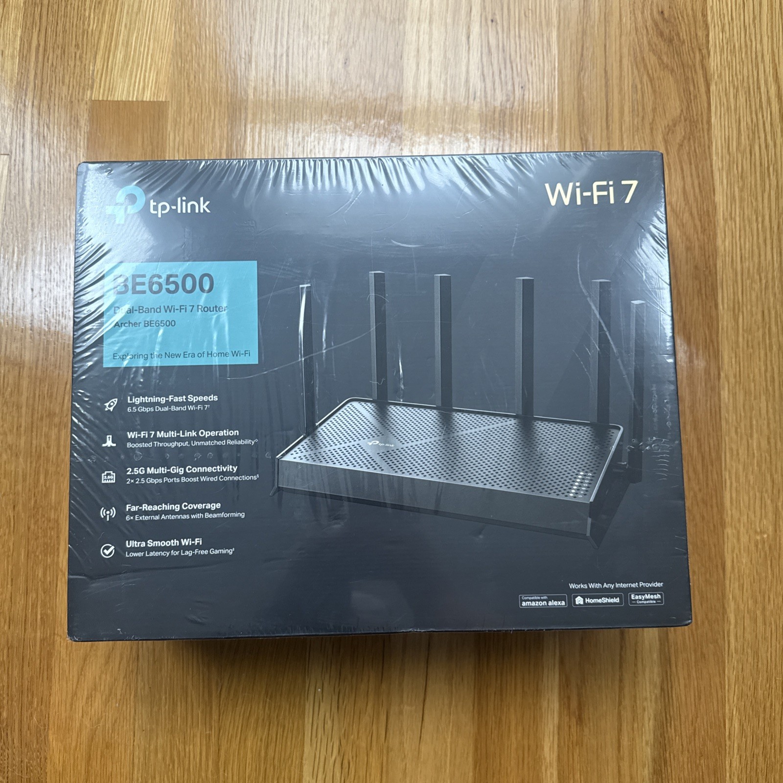 TP-Link BE6500 Dual-Band Wi-Fi 7 Router Archer BE6500 5 GHz and 2.4 GHz