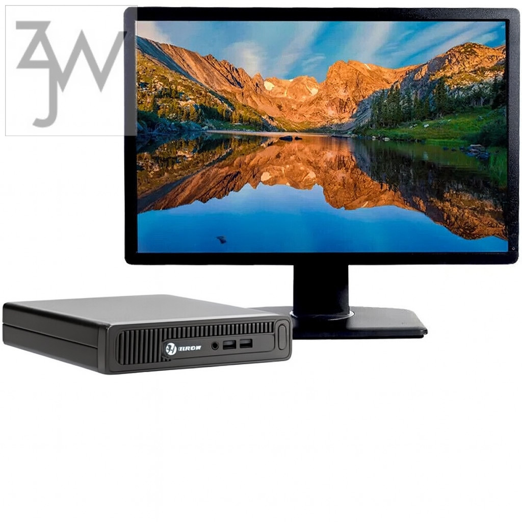 HP AMD Desktop Computer Mini PC 16GB RAM 128GB SSD 22in Monitor Windows 10 Wi-Fi