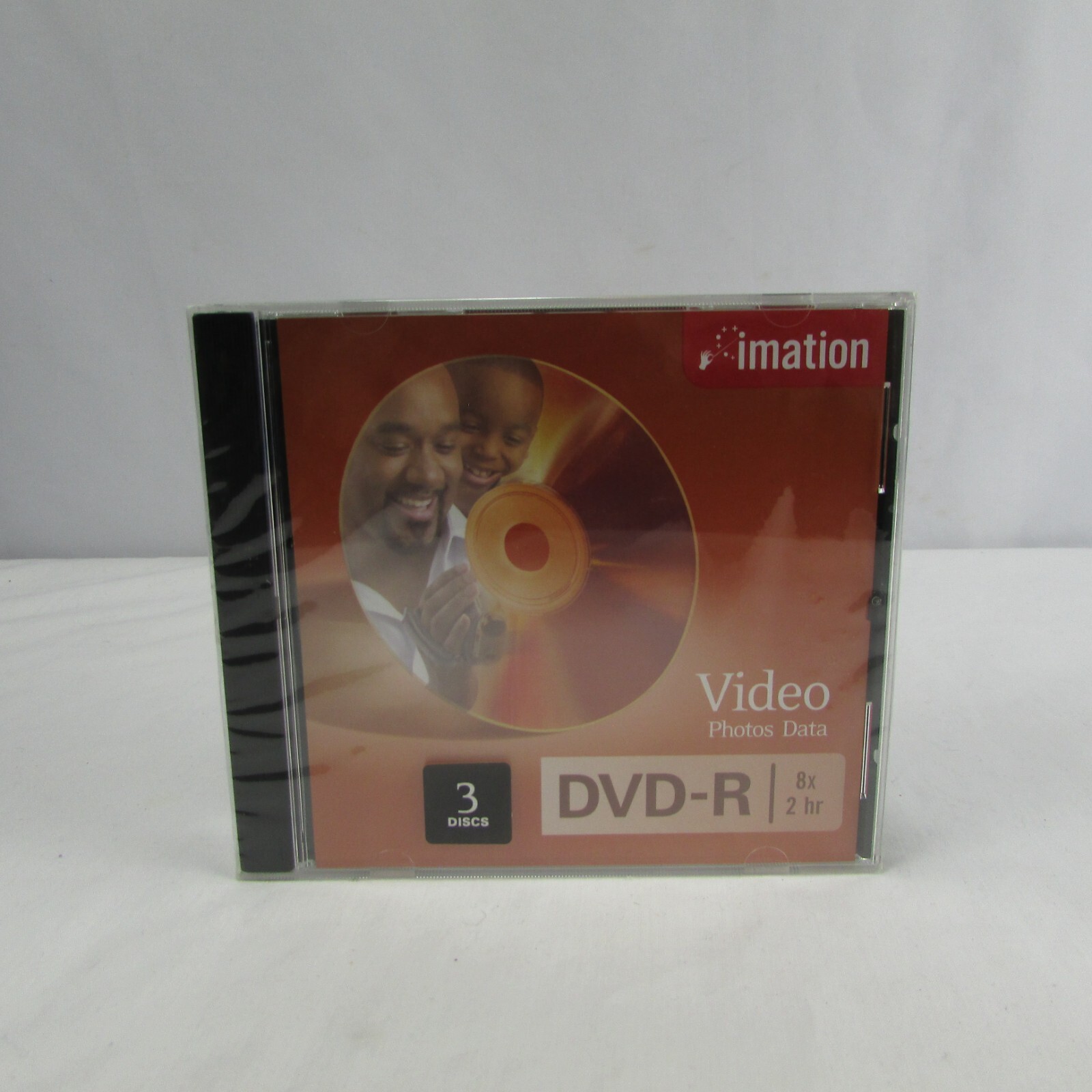 3 Pack Imation 8X DVD+R 4.7GB Recordable Disc With Jewel Case