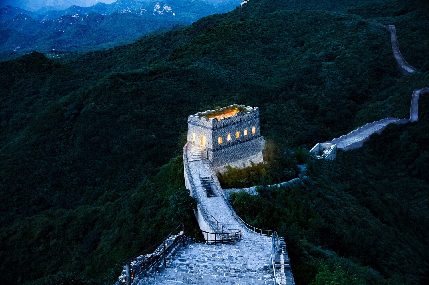 Landscape china great wall of Custom Gaming Mat Desk