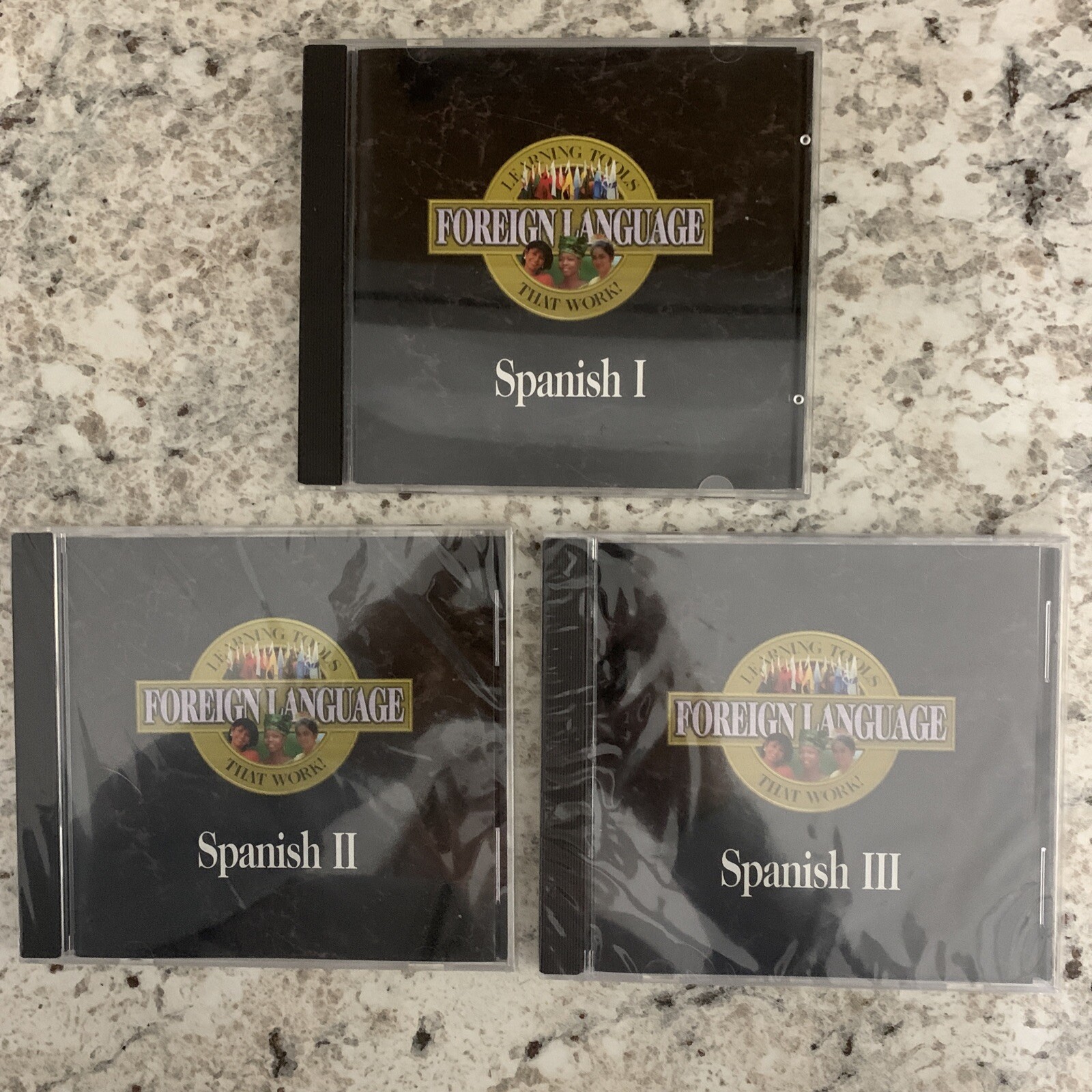 Spanish Learning Tools That Work CD ROM Disc 1 Through 3 Pro One Sofsource