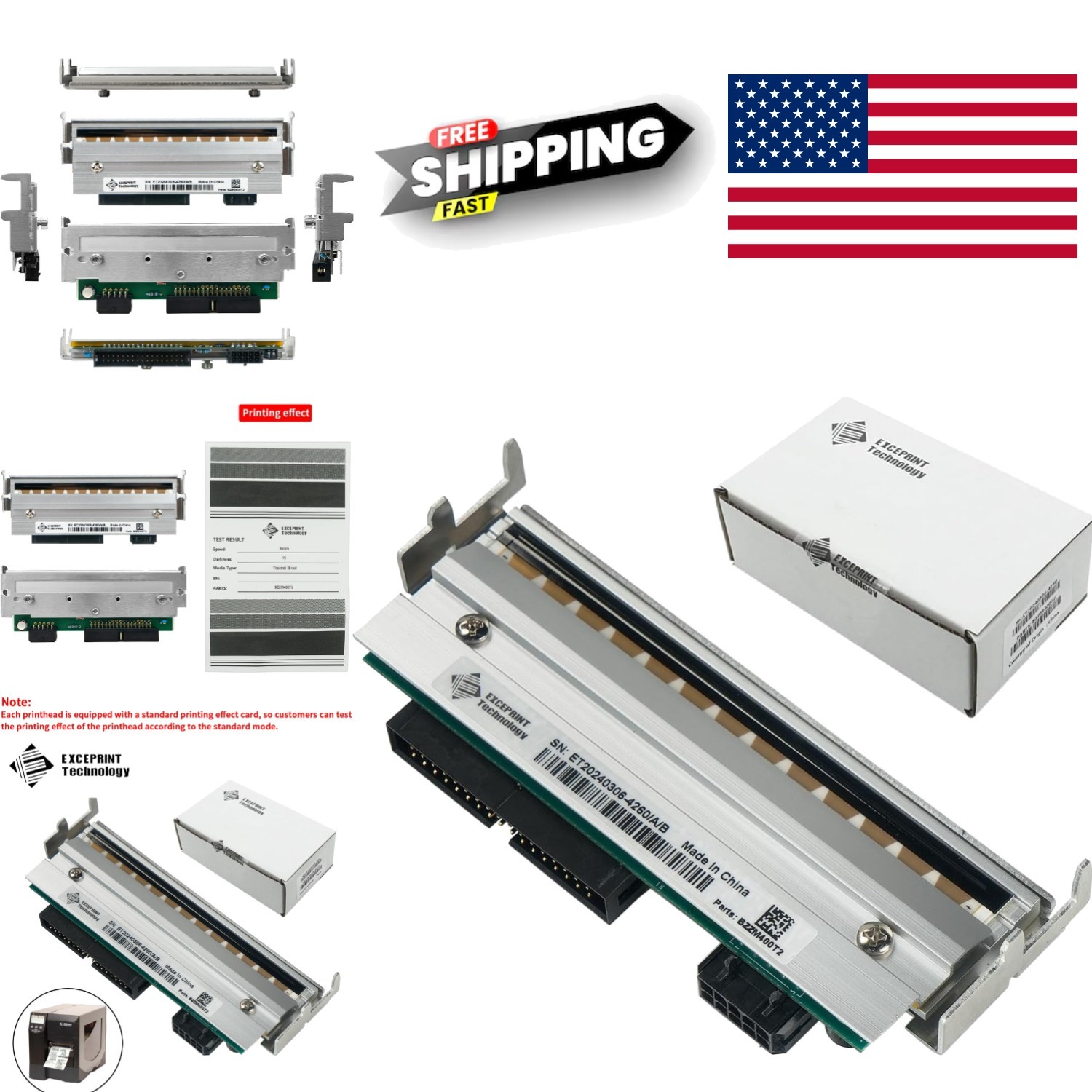 Efficient Printhead Replacement 203 DPI for ZM400 Label Printing Solutions