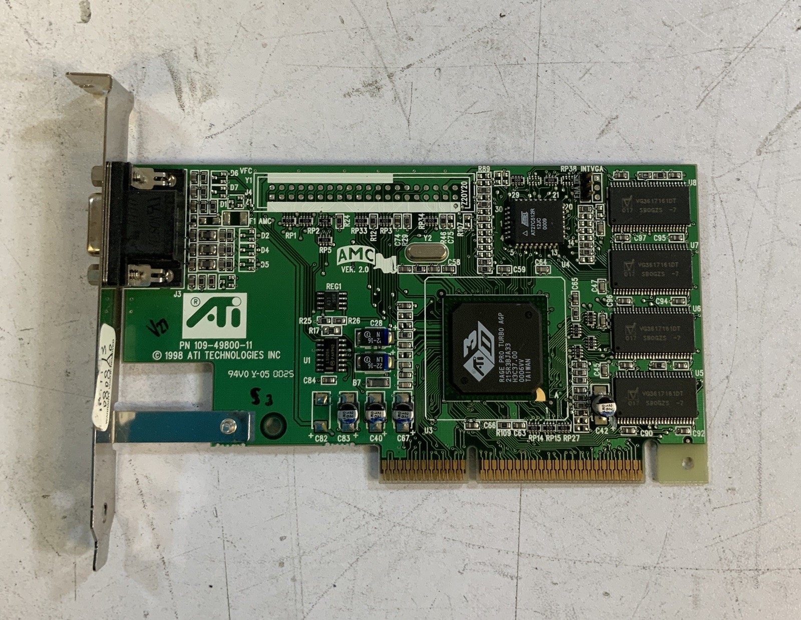 ATI Technologies Rage Pro Turbo AMC Ver 2.0 109-49800-11 Video Card NS Q6D