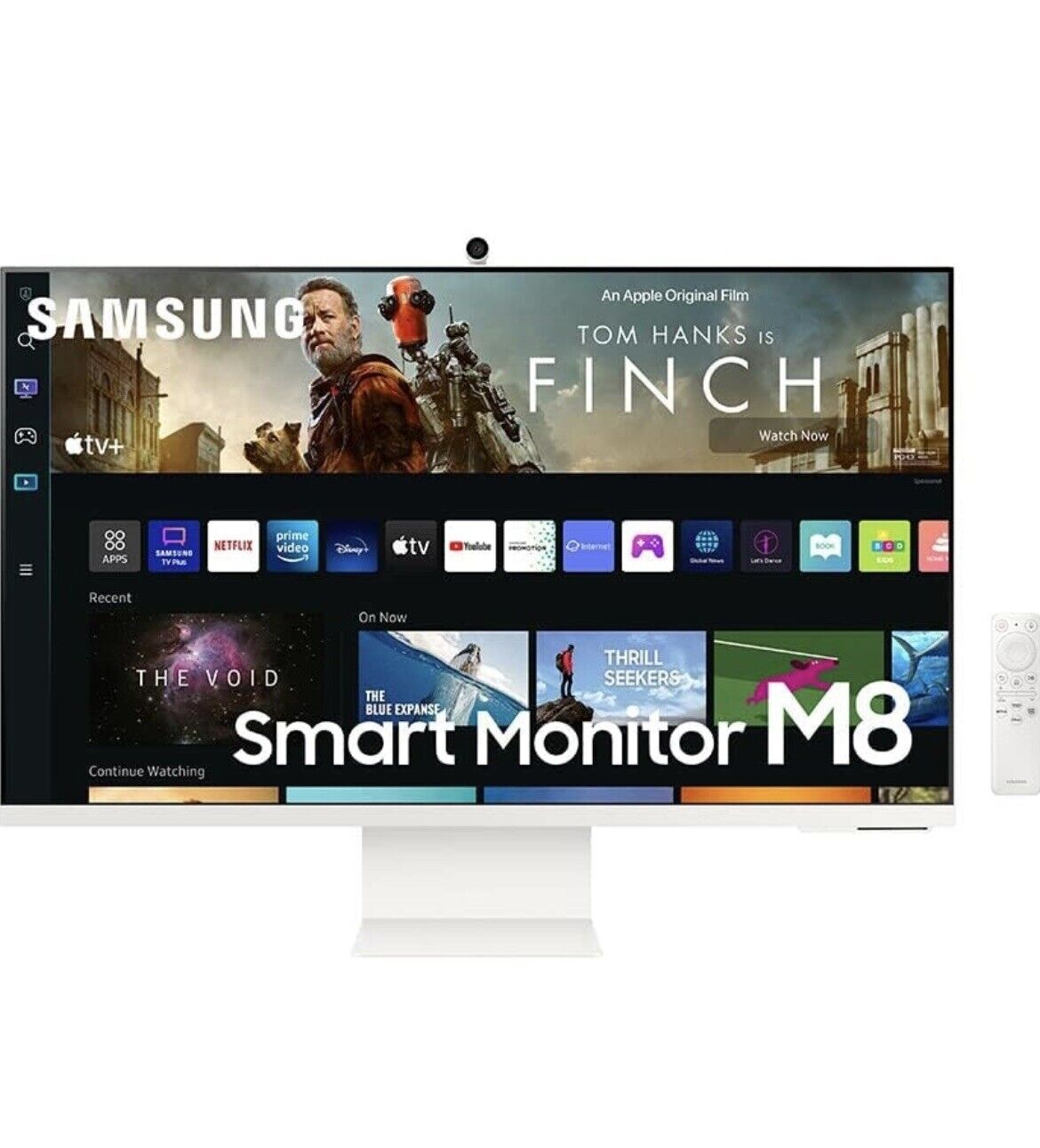 SAMSUNG M8 Series 32-Inch 4K UHD Smart Monitor & Streaming TV with Webcam