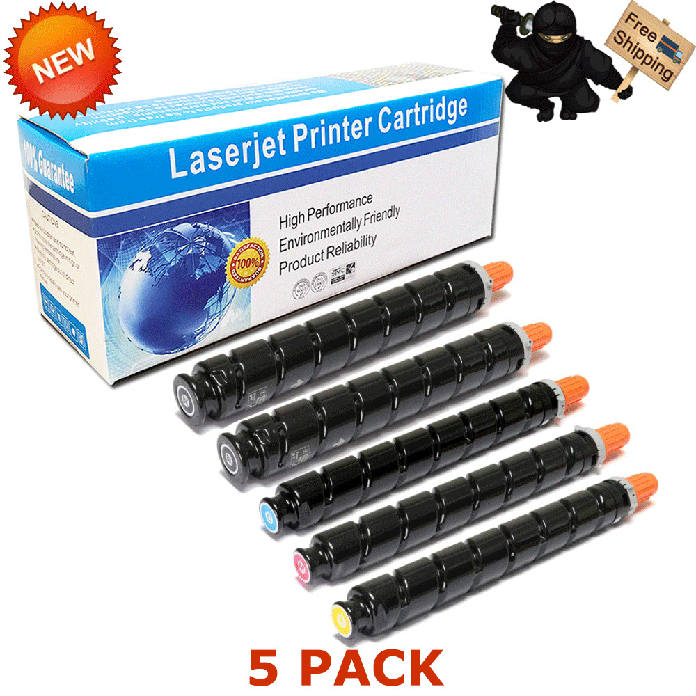 5 PK Black Cyan Magenta Yellow Toner For Canon GPR-36 IRC Advance 2020 2025 2030