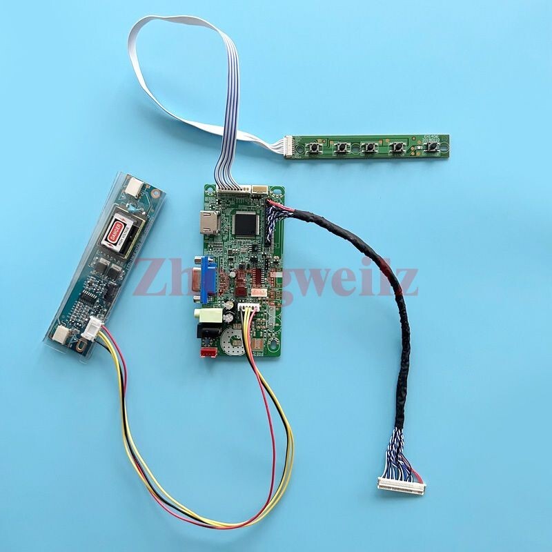 For LTM200KT03 HDMI+VGA LVDS 30 Pin 1600x900 2-CCFL LCD Controller Board DIY Kit