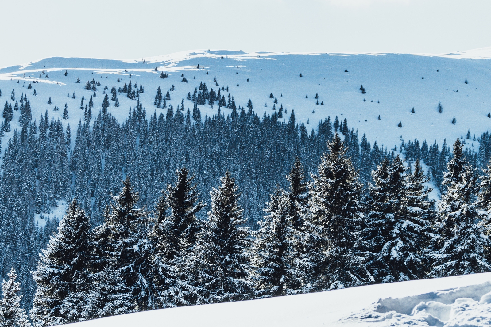 Landscape austria paul gilmore snow mountains nature far Custom Gaming Mat Desk