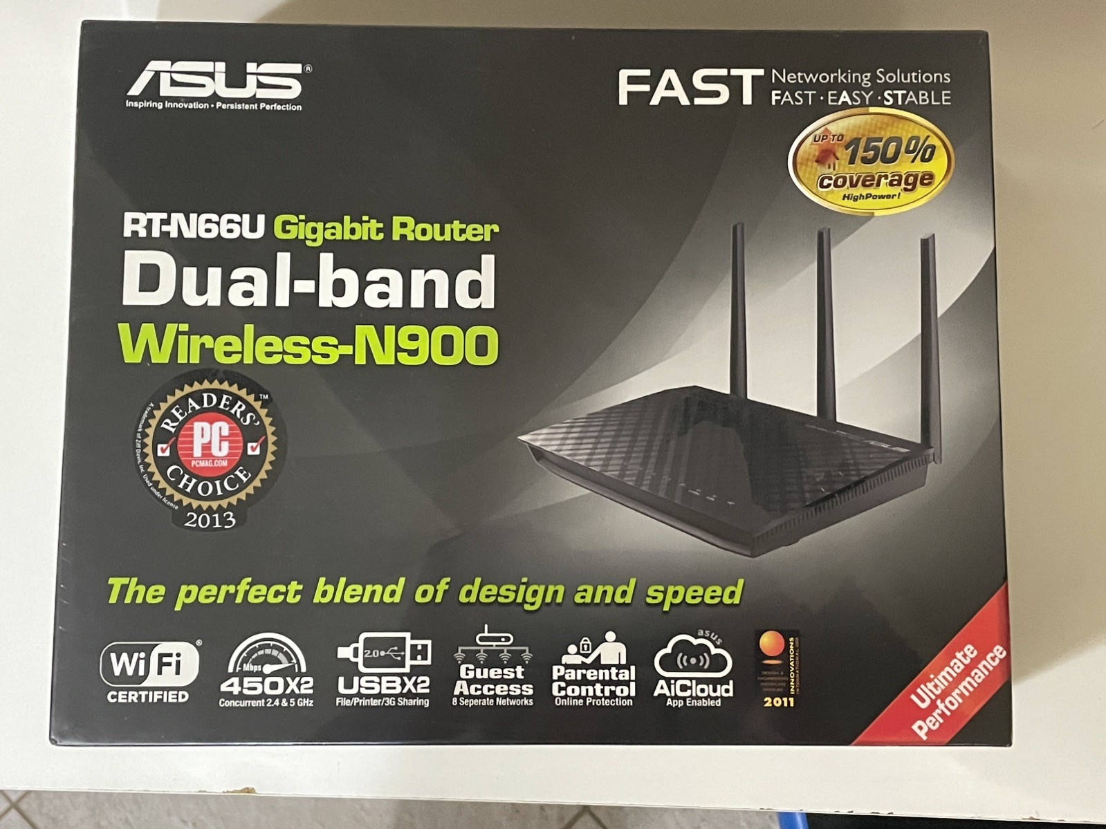 ASUS RT-N66U Dual Band Gigabit Wireless N900