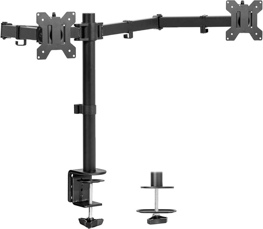 VIVO Dual Ultra Wide 13" to 38" Monitor Mount, Fully Adjustable Stand