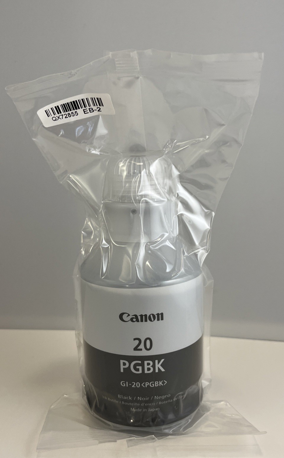 Canon - MegaTank GI-20 Pigment Black Ink Bottle - NEW Sealed - 
