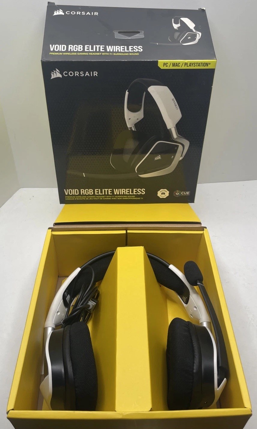 Corsair VOID RGB Elite Wireless Premium Gaming Headset with 7.1 Surround Sound