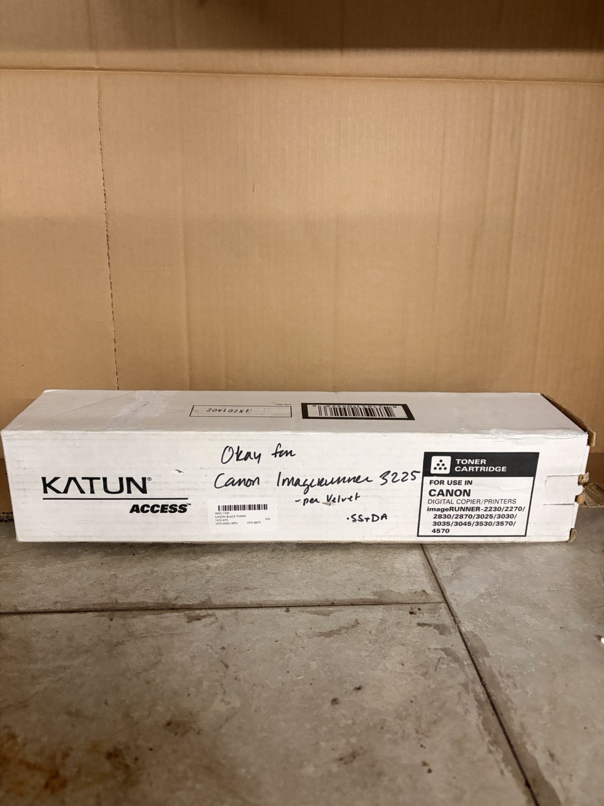Katun Access Black Toner Cartridge — Compatible w/ Canon ImageRunner 