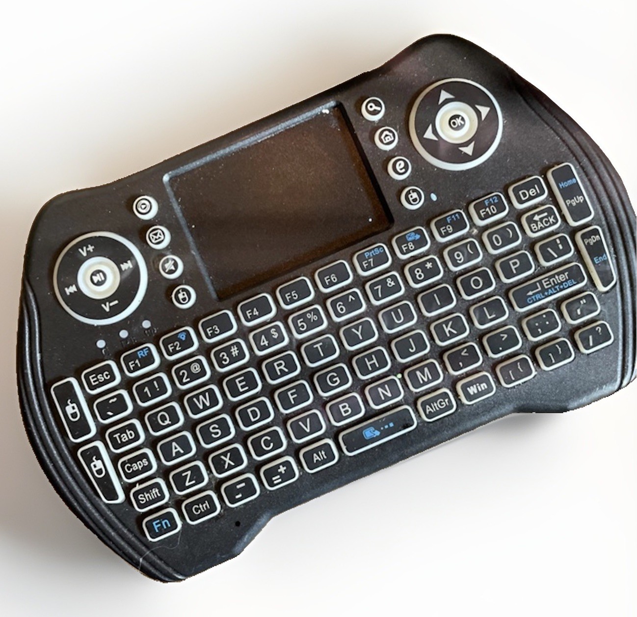 Rii i8 2.4G Mini Wireless QWERTY Keyboard with Touchpad