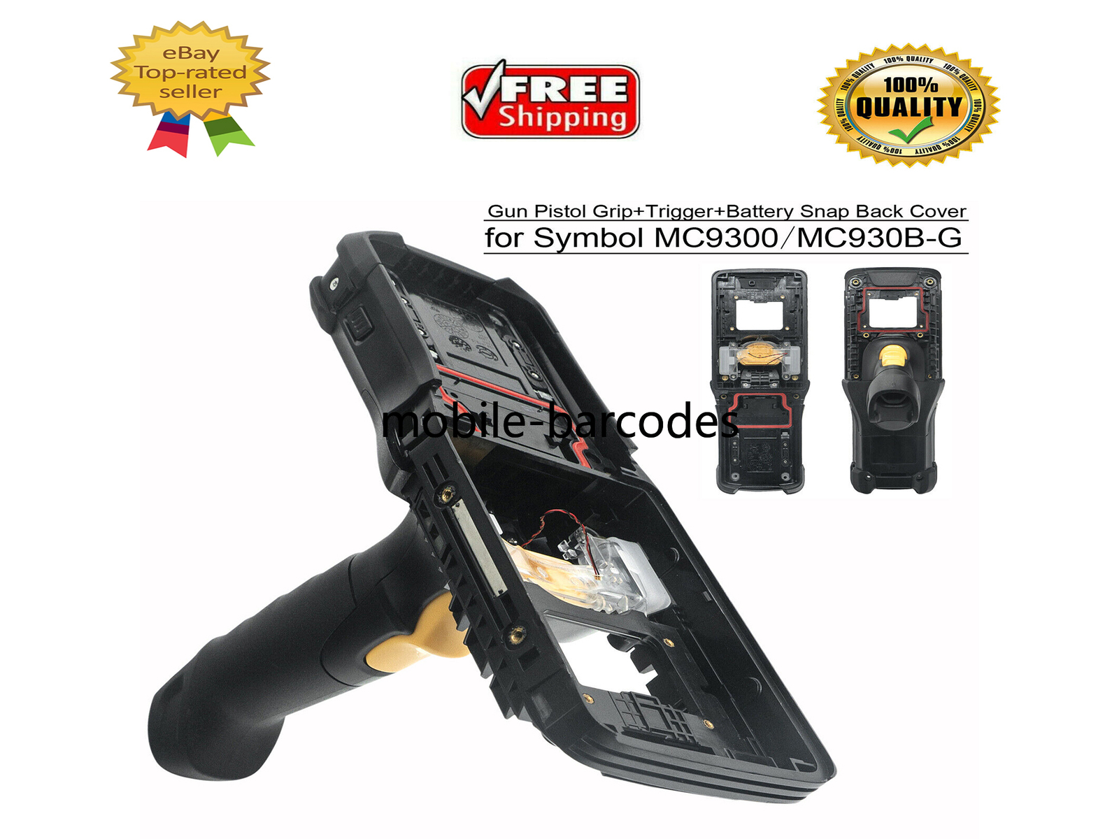 Bottom Housing Pistol Handle for Zebra Symbol MC9300 MC930B Scanner Version 3