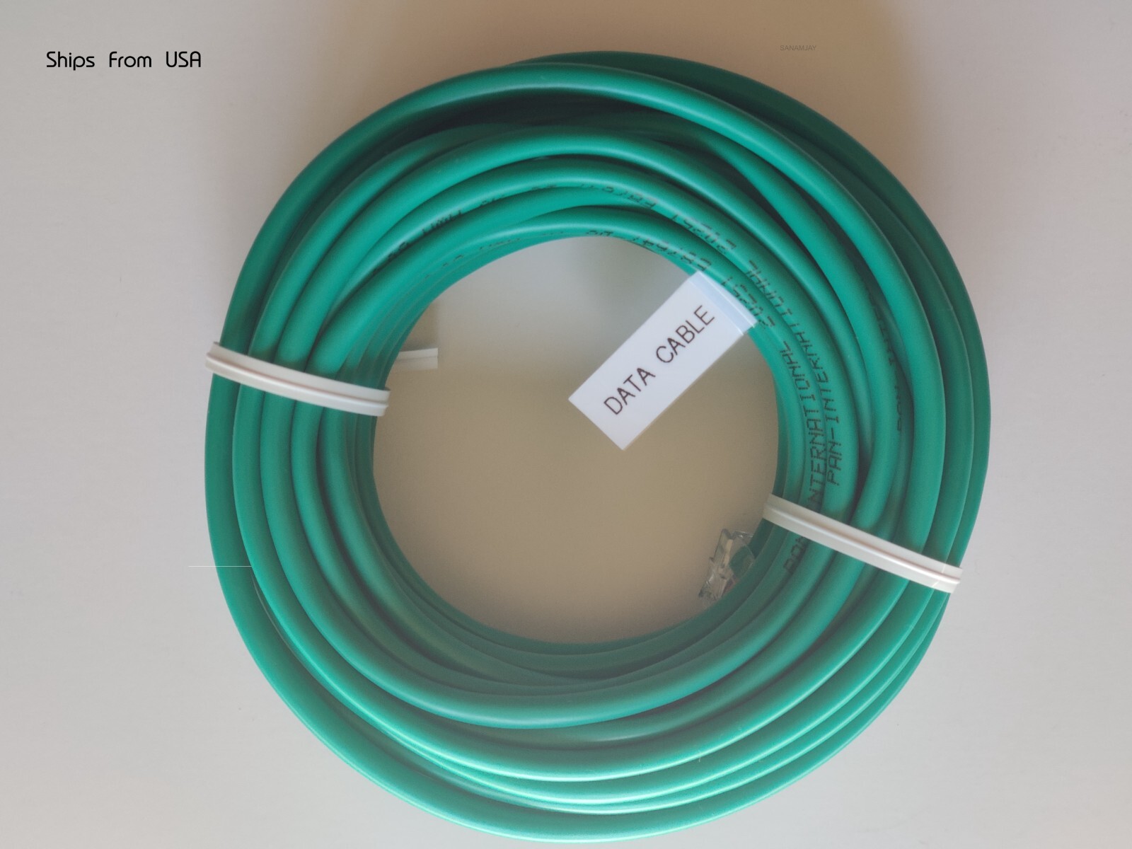 25ft. RJ11 RJ12 Green DSL Telephone Data Cable for AT$T, CenturyLink, EarthLink