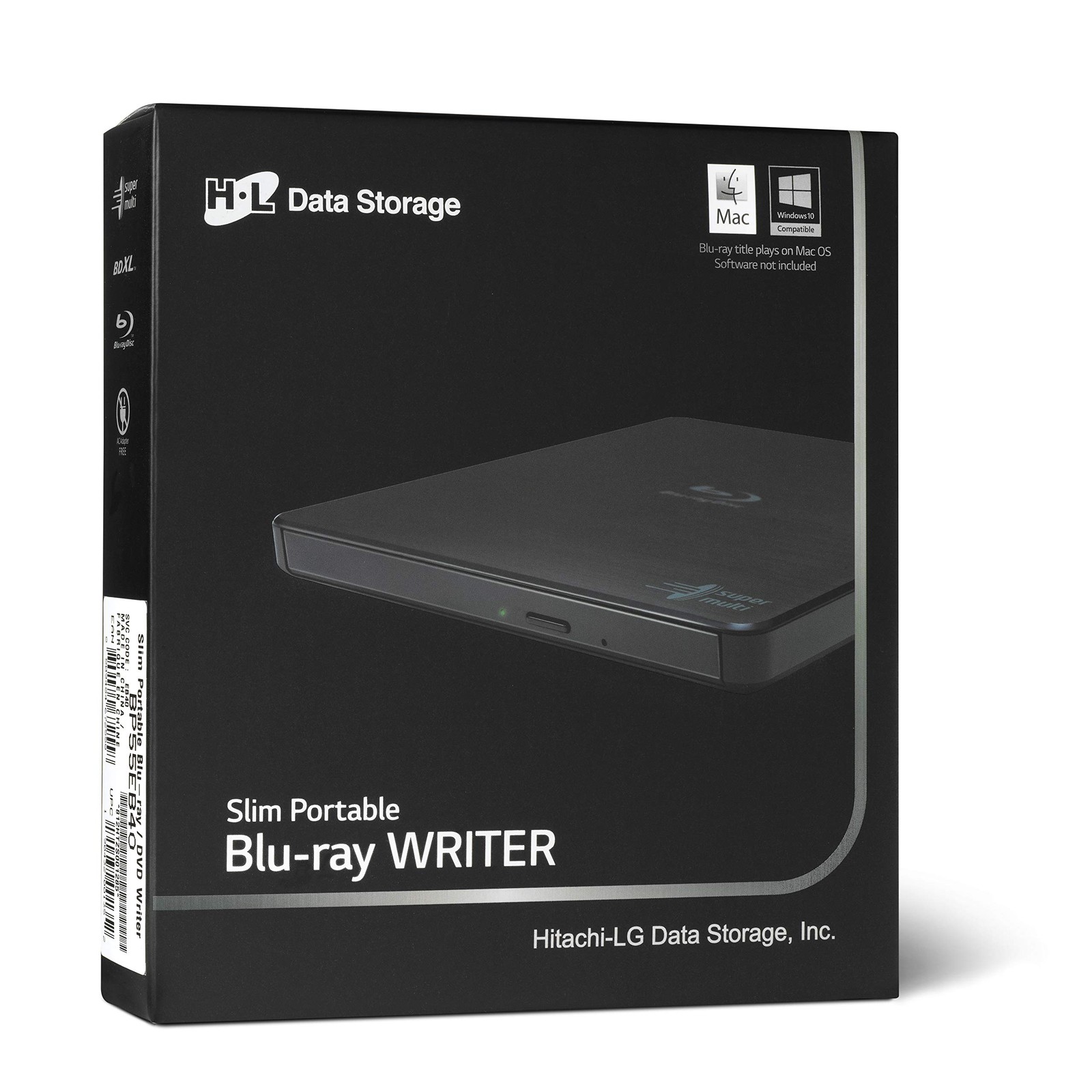 suitablefor Hitachi-LG BP55EB40 Slim Portable Blu-ray Writer,AHLE10B BDXL M-DISC