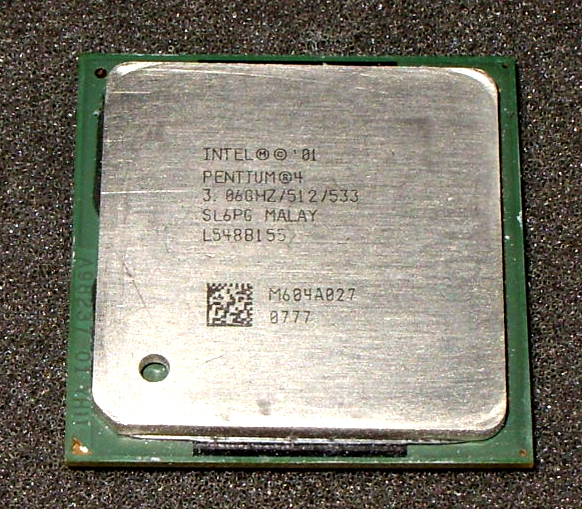 INTEL PENTIUM 4  3.06 GHz PROCESSOR, 533 MHz BUS, SL6PG, SOCKET 478, US SELLER