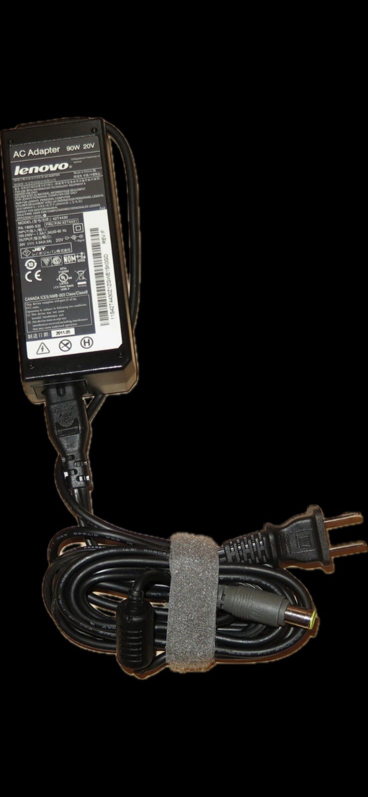 Genuine Lenovo Laptop AC Charger Adapter 42T4434 42T4438 42T4439 20V 90W