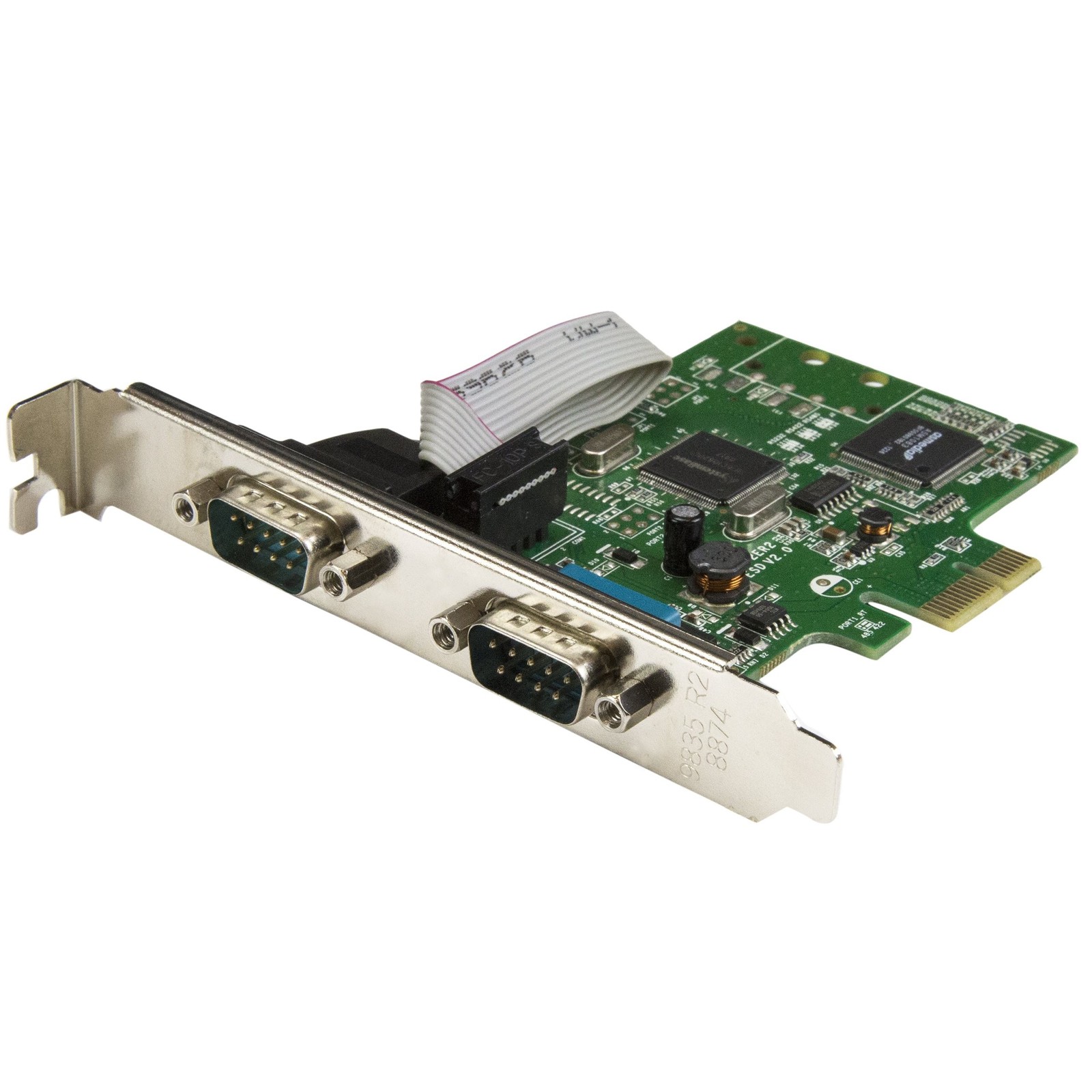 StarTech.com 2-Port PCI Express Serial Card with 16C1050 UART - RS232 Low Pro...