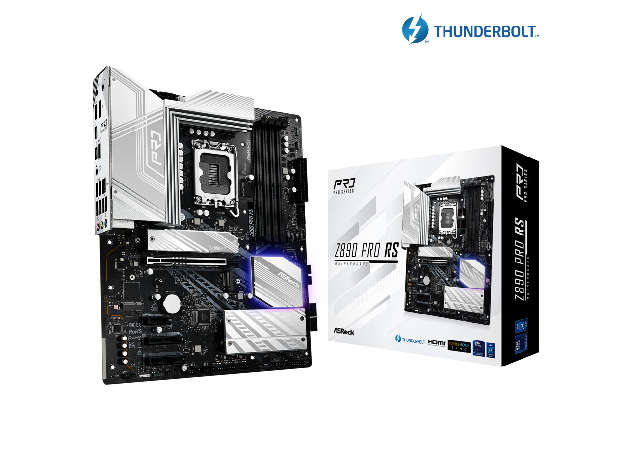 ASRock Z890 Pro RS LGA 1851 Intel Z890 ATX Motherboard
