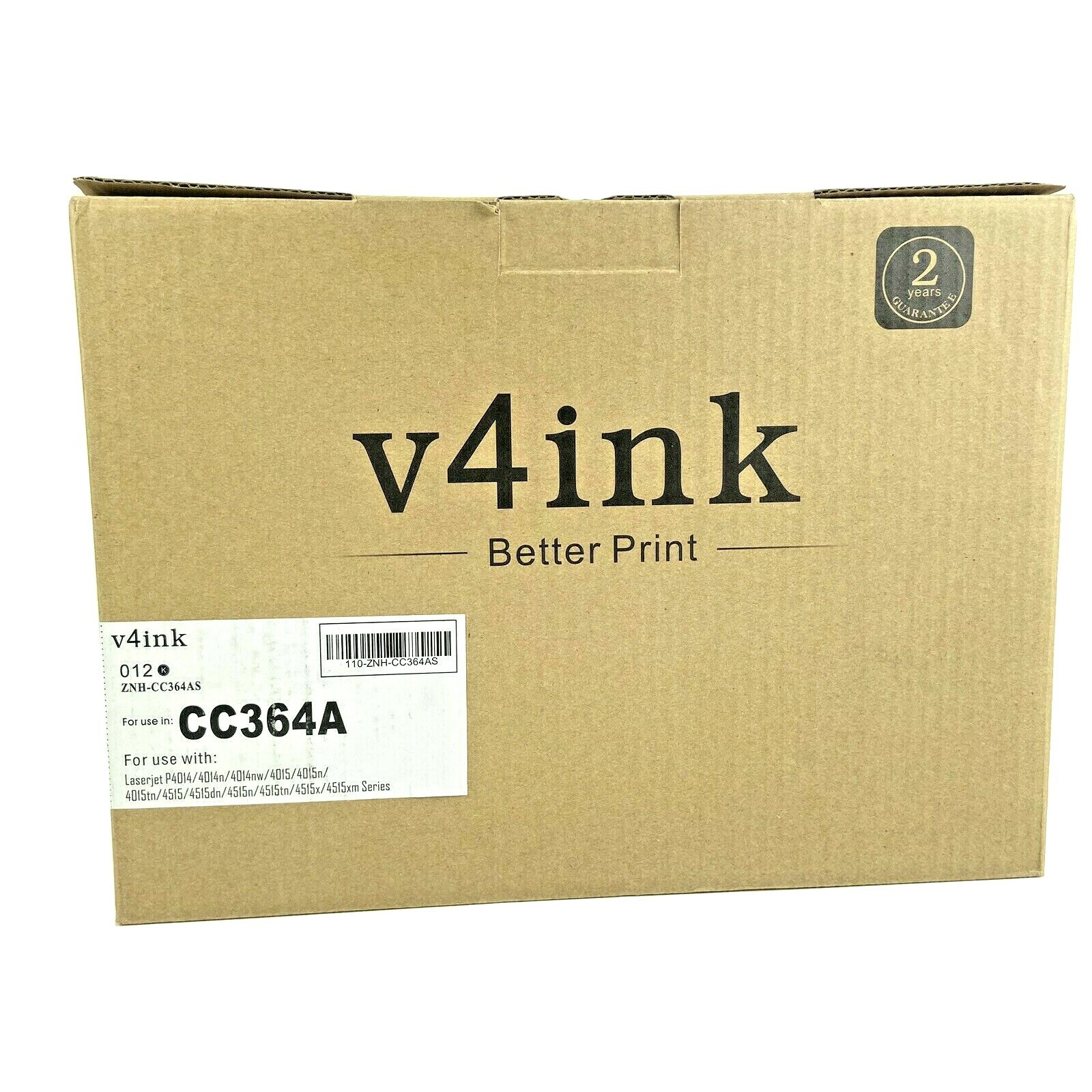 v4ink Laserjet Toner Cartridge Ink 1 Pack For ZNH-CC364AS Printer