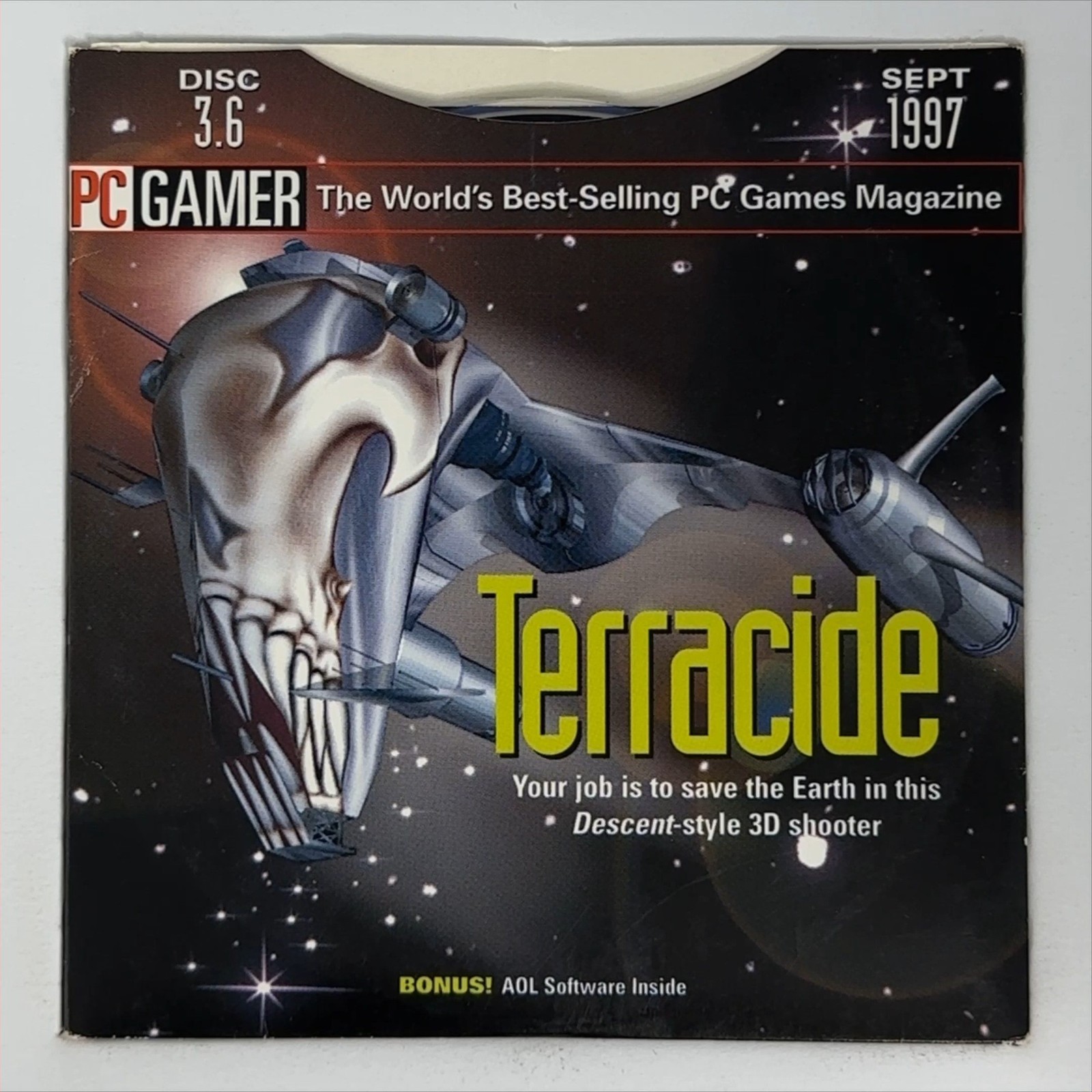 PC Gamer Demo Disc 3.6 September 1997 CD-ROM Vintage PC Gaming Software