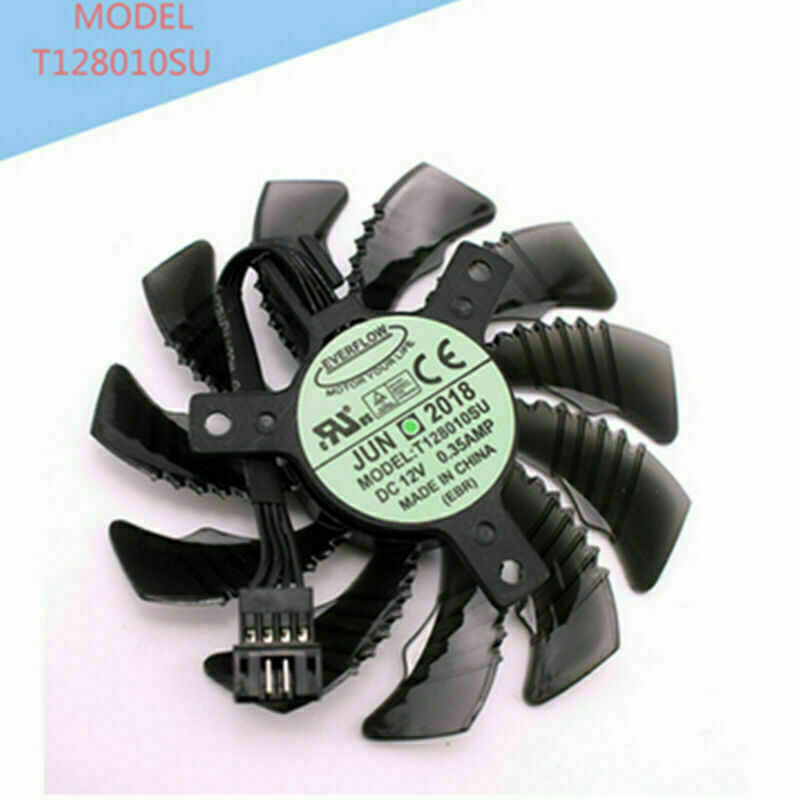 T128010SU / PLD08010S12HH Graphics Card Fan 75MM Video Card Cooling Fan Parts HY