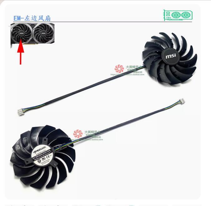 For MSI RTX3060 3060ti 3070 VENTUS 2X Graphics Card Fan PLD10010B12HH