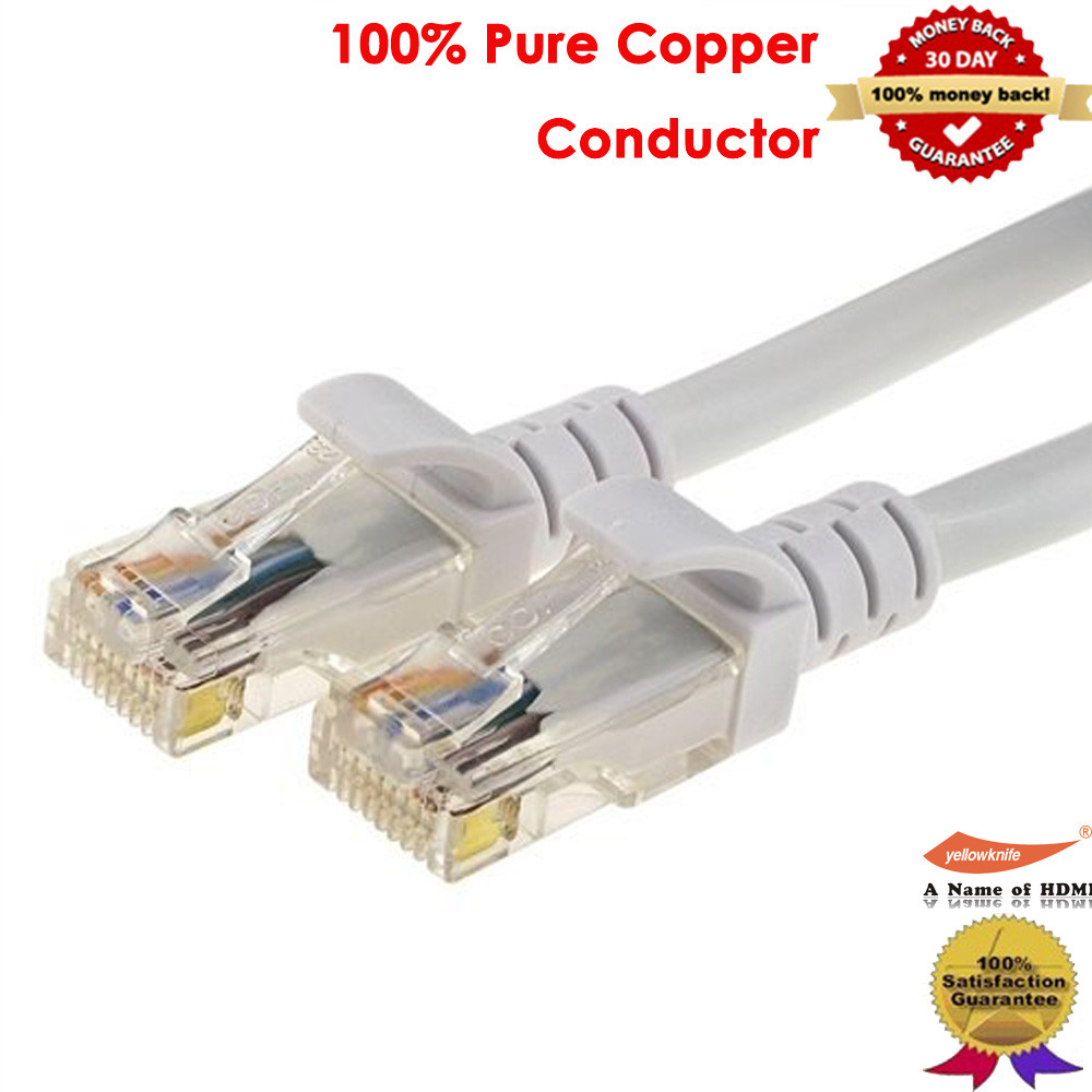 Lot Cat5e / Cat6 RJ45 Network-Cable Ethernet Patch Cord - 25FT 50FT 75FT 100FT