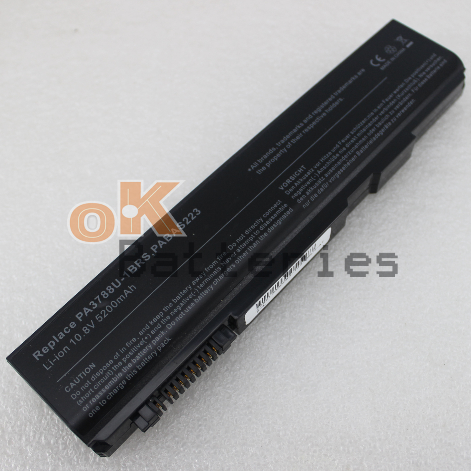 Battery For Toshiba Tecra A11 M11 S11 Satellite Pro S500 PABAS223 PA3788U-1BRS