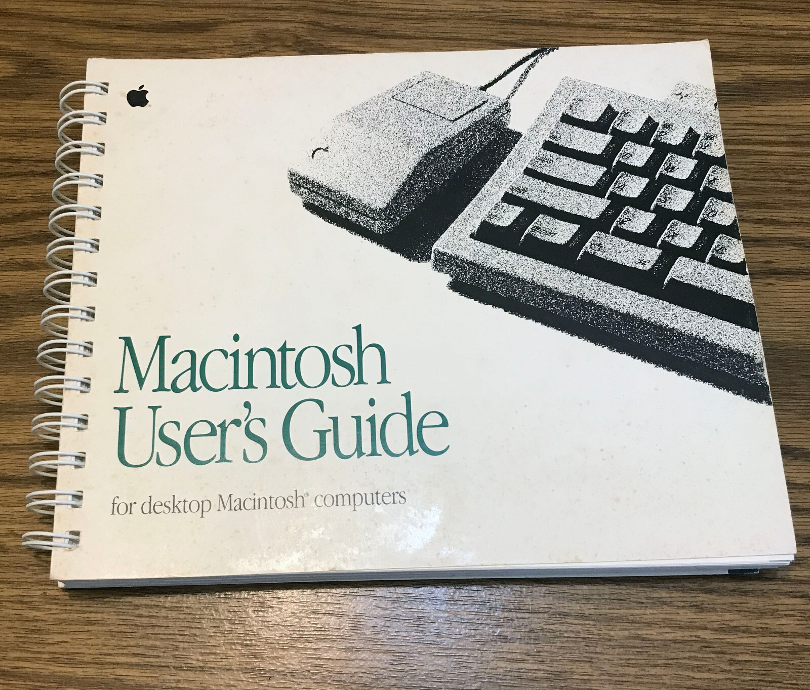 Apple Macintosh User's Guide For Desktop Computers Spiral Bound 1991 Vintage