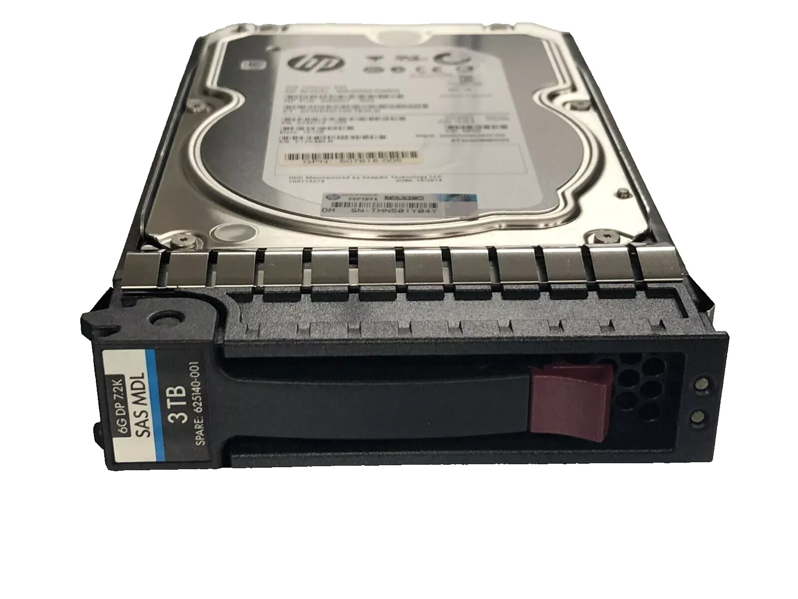 HP Seagate 3TB 6Gb/s SAS 7.2K LFF 3.5 HDD Hard Drive MDL NL DP Tray MIX