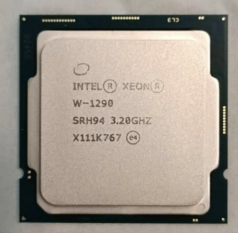Intel Xeon W-1290 CPU 3.20GHz 10-Core 20-Threads LGA-1200 Processor