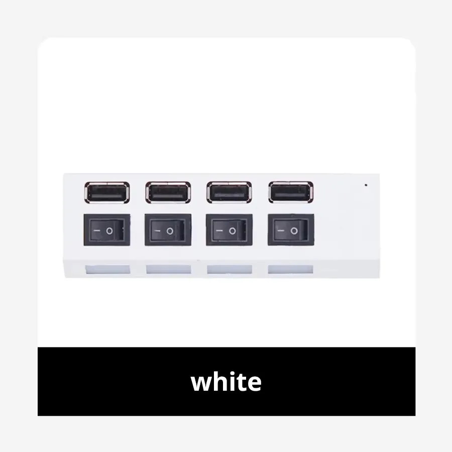 Switch Extension Hub 7-port USB2.0 Hub Computer USB Extension Hub One Drag Seven