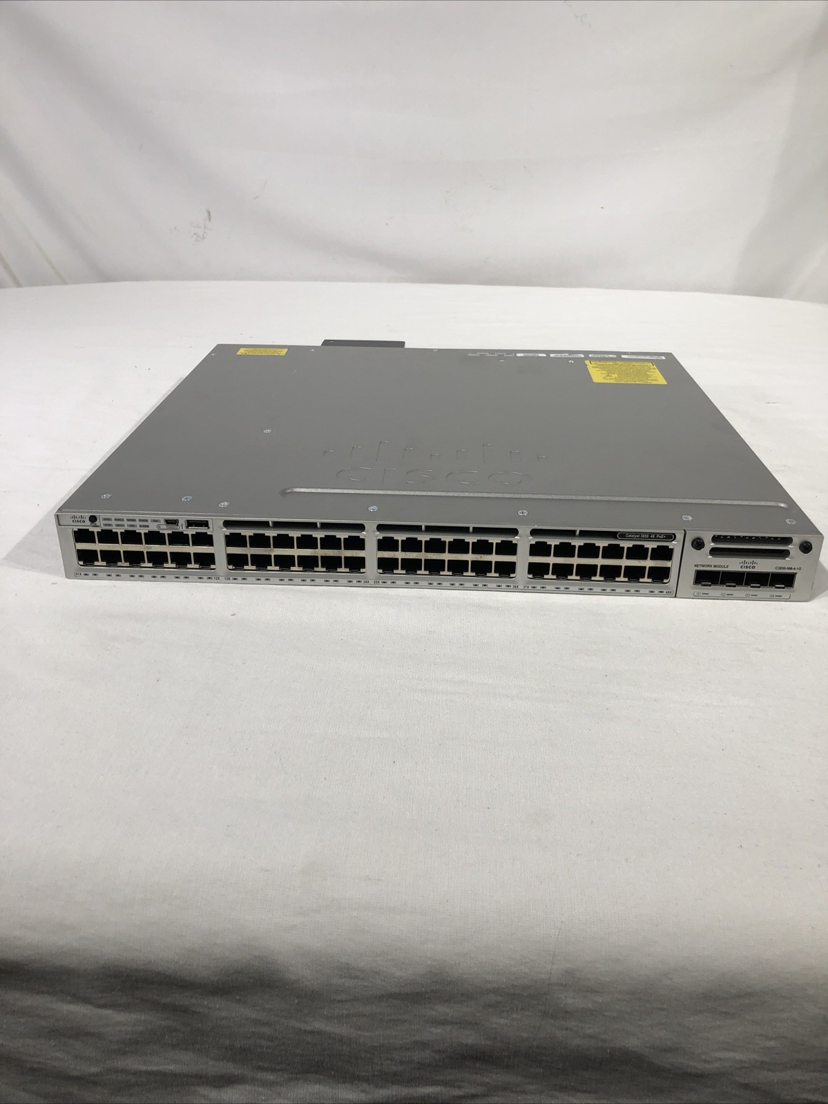 Cisco Catalyst 3850 WS-C3850-48F-L 48-Port UPoE Gigabit Switch NM-4-1G