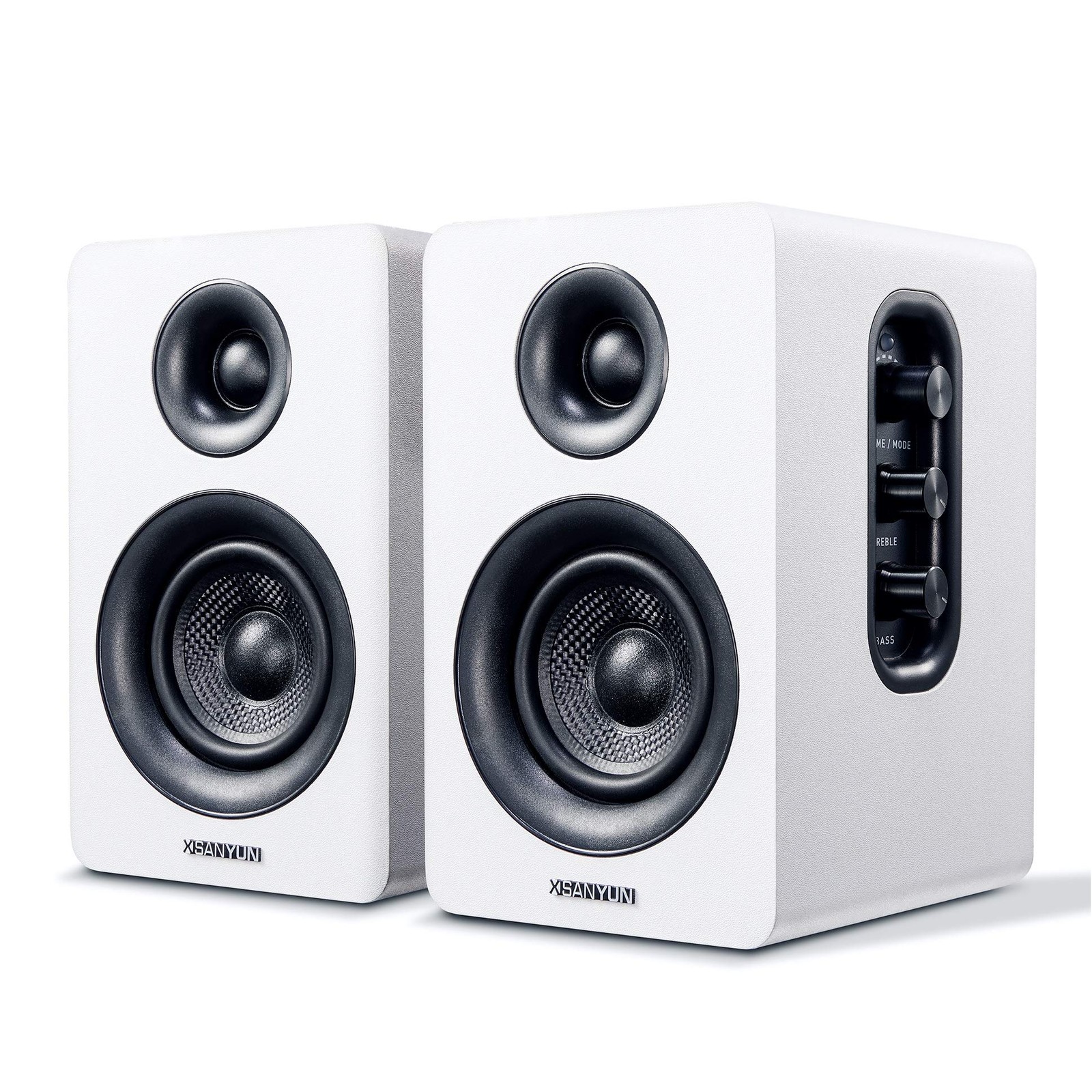 SW208 3" Active Bluetooth 5.0 Bookshelf Speakers, Built-in 24bit DAC