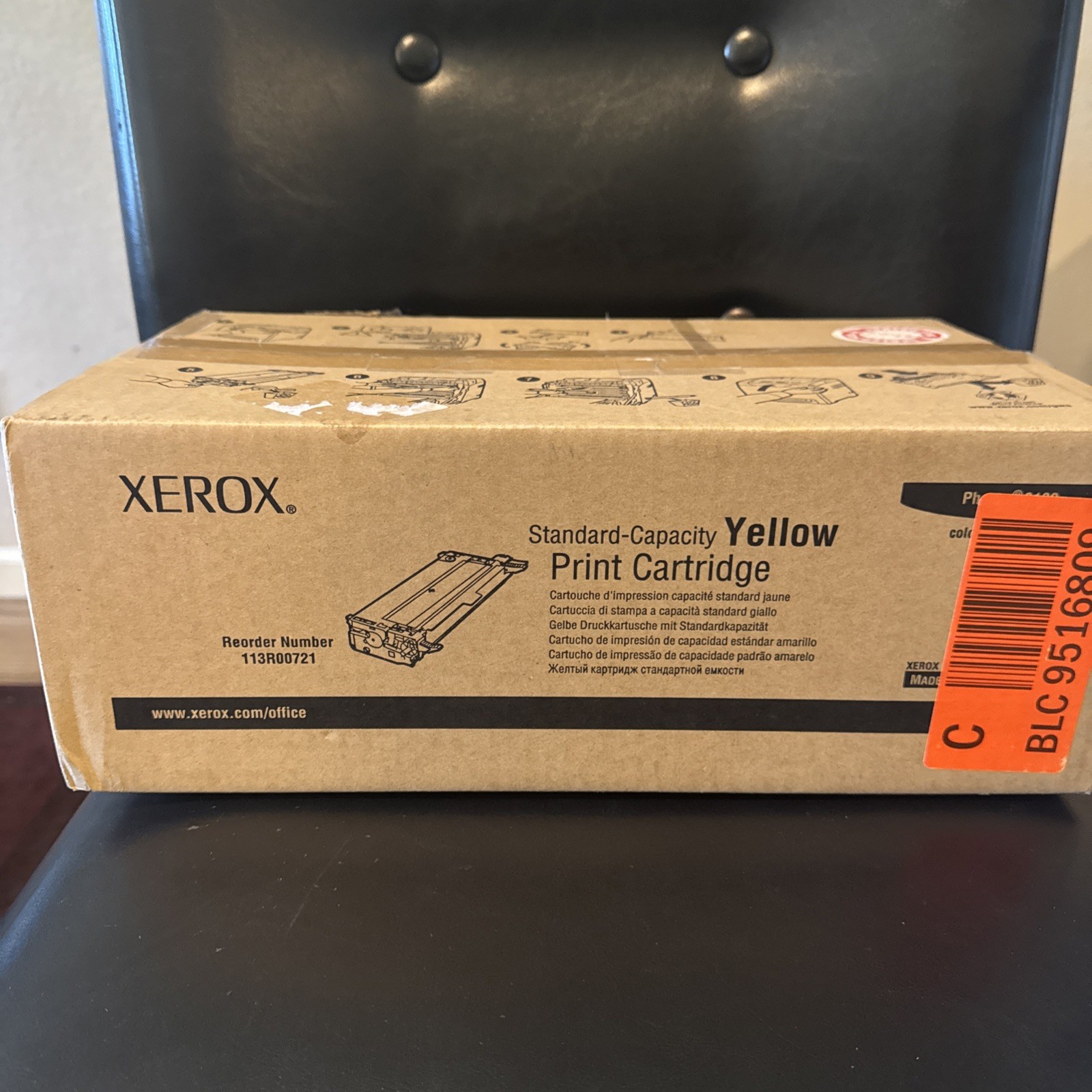 Xerox Phaser 6180 Yellow Print Cartridge - NEW IN BOX