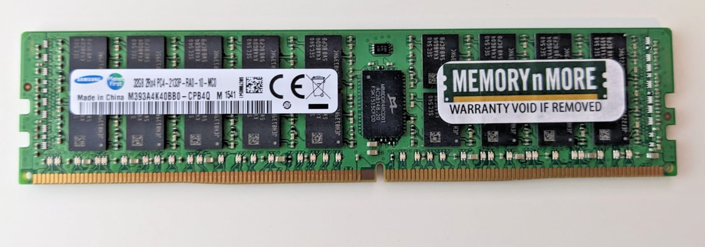 SAMSUNG 32GB (1X32GB) 2RX4 PC4-2133P MEMORY M393A4K40BB0-CPB