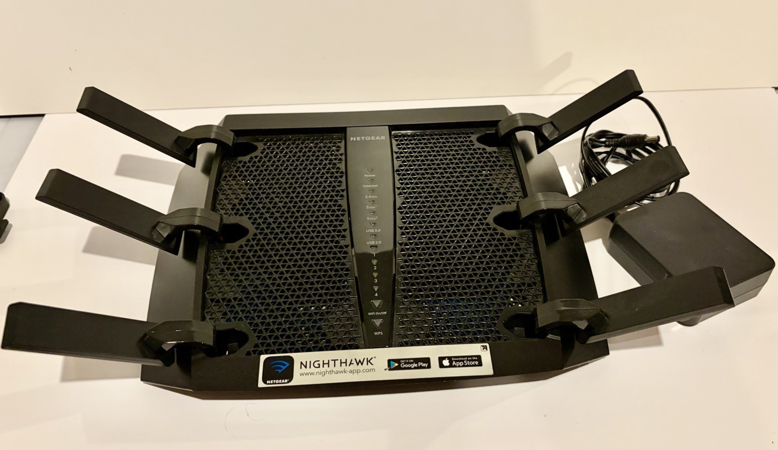 NETGEAR Nighthawk X6 AC3200 Tri-Band Gigabit Wi-Fi Router - ‎Black...