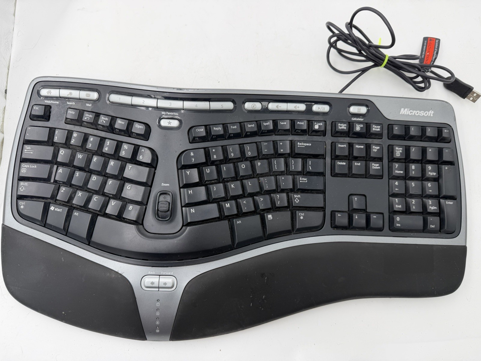 Microsoft Natural Ergonomic 4000 (B2M-00012) Wired Keyboard