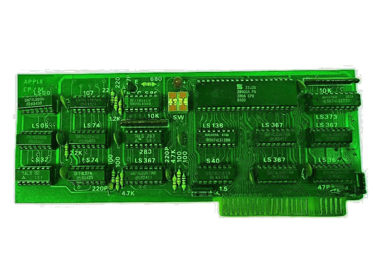 VERY RARE Apple II, Apple II Plus, Apple IIe First CP/M Card by Apple Computer