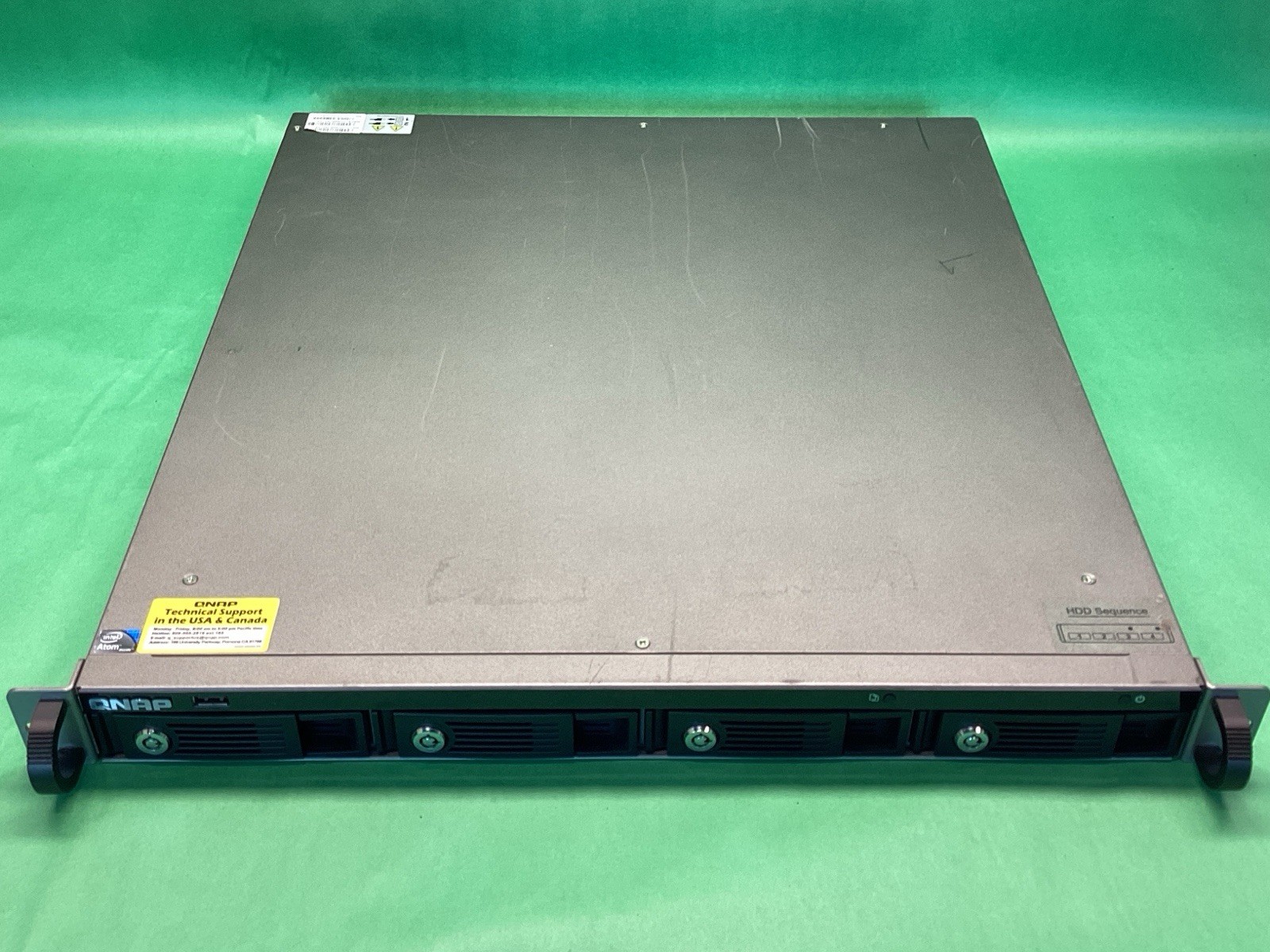 QNAP TS-469U-RP + Drive Caddies - NO HARD DRIVES - Tested & Working