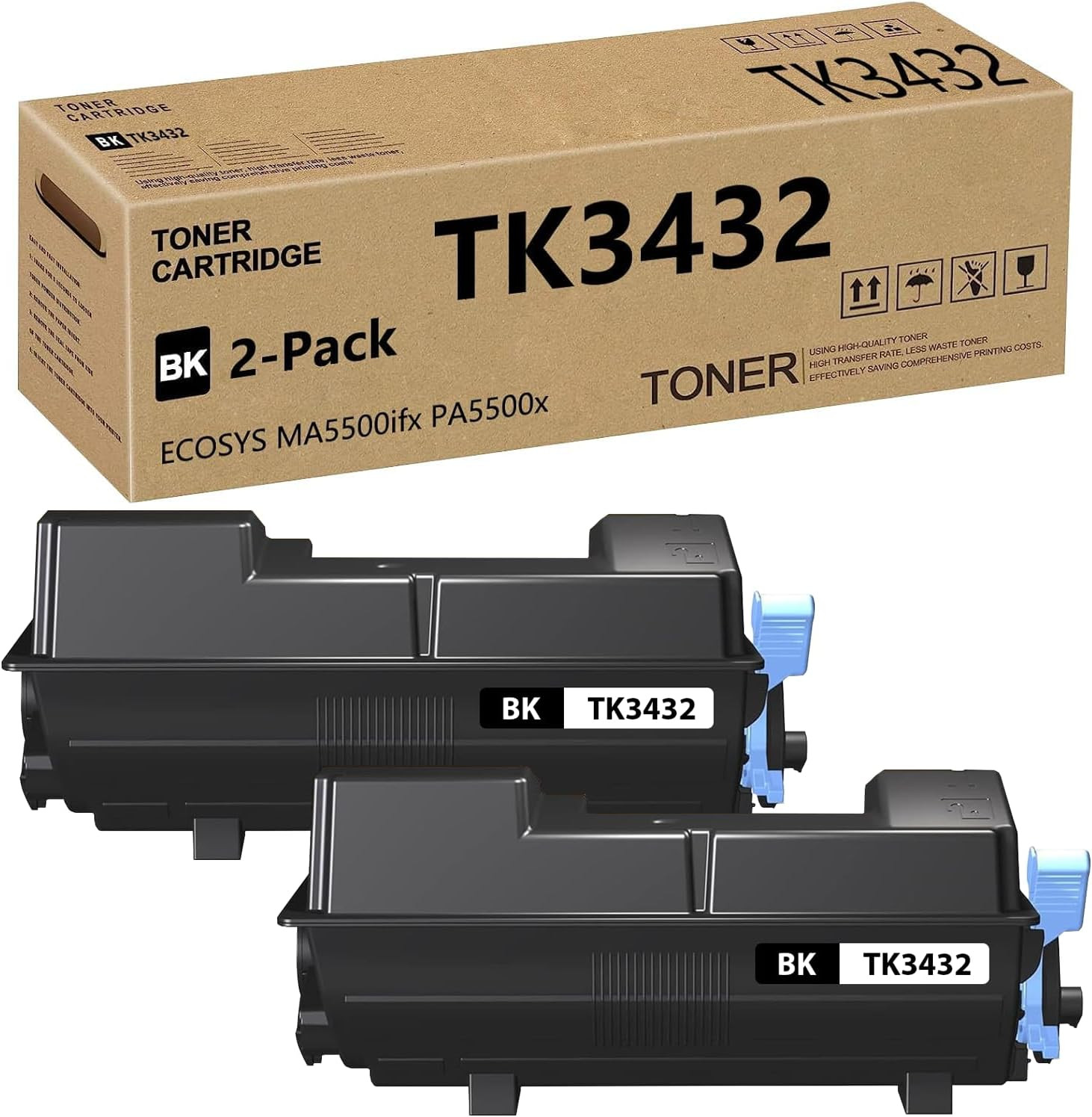 TK-3432 TK3432 Toner Cartridge Compatible for Kyocera TK-3432 TK3432K 1T0C0W0US0
