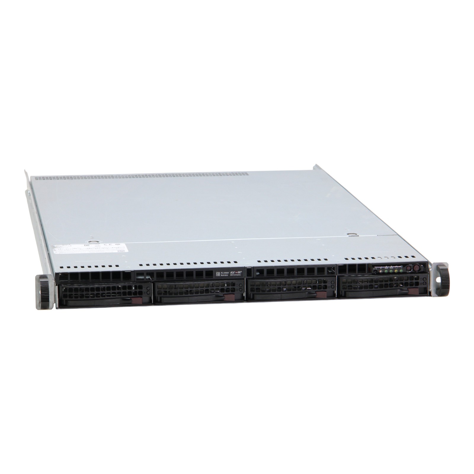 Supermicro CSE-815 X11SCW-F LGA1151 0GB DDR4 M.2 2x PSU 4x LFF Rack CTO Server