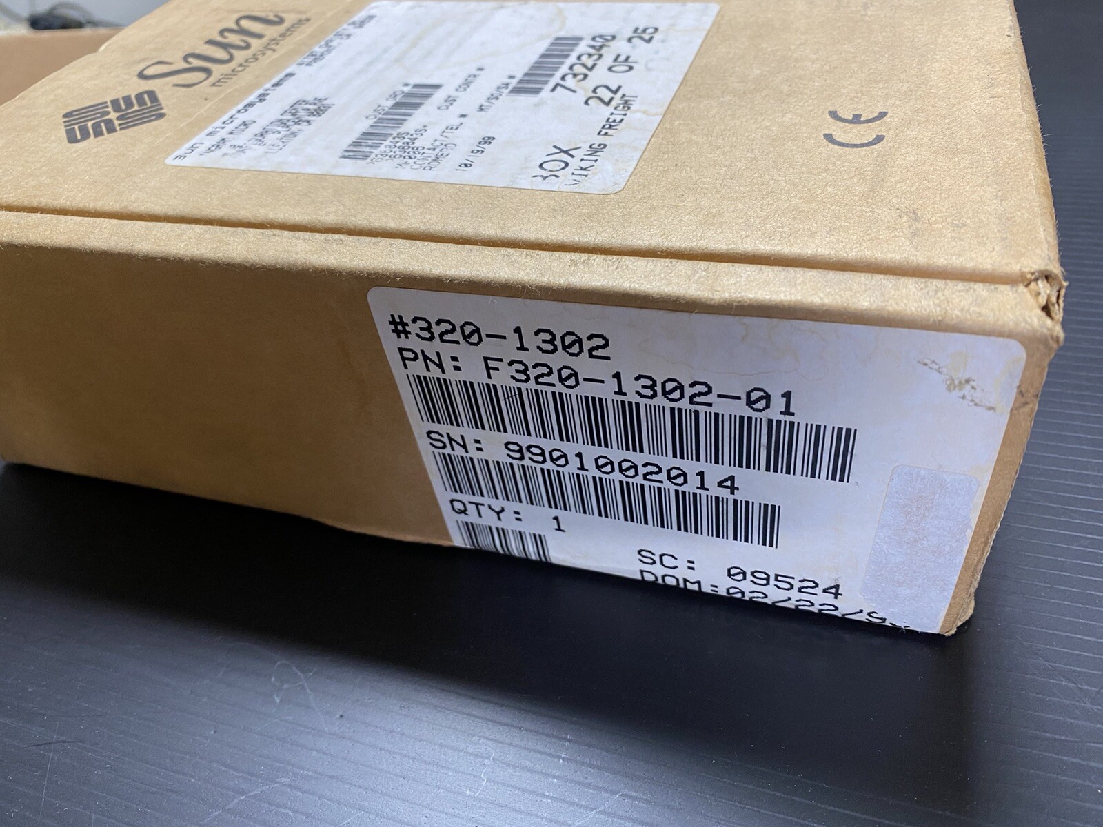 Sun 320-1302 Type-6 KOREAN Keyboard, 2Meter Cable Mini-Din8 Connector X3518A